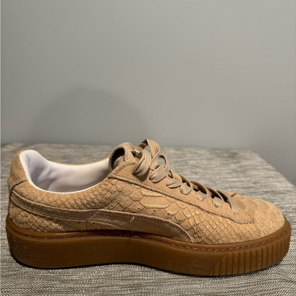 Puma Platform Exotic Skin Sneakers - Picture 8 of 9